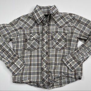 Pearl Snap Western Shirt Southwestern Horse Equestrian Rodeo Ranch Horse Pelham